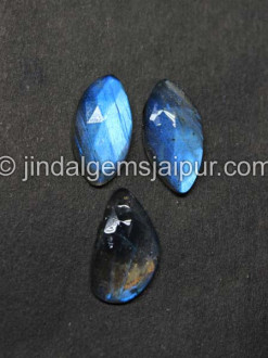 Blue Labradorite Rose Cut Slices
